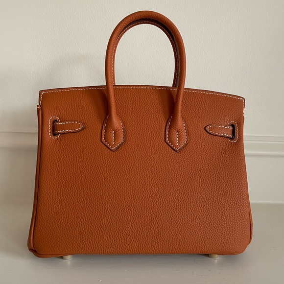 Grand Classic Top Handle Satchel - Golden Brown - Picture 6 of 11